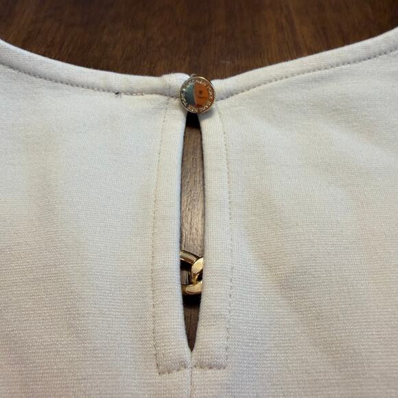 Marc New York Long Sleeve Top Ivory with Gold Chain Detail – Size M - Picture 4 of 8